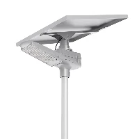 Farola LED con panel solar